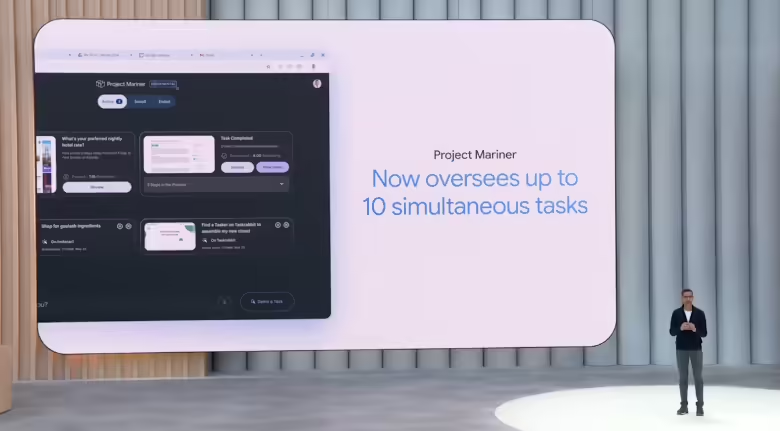谷歌公布 Project Mariner，AI 智能體將全面進(jìn)駐 Chrome、搜索與 Gemini