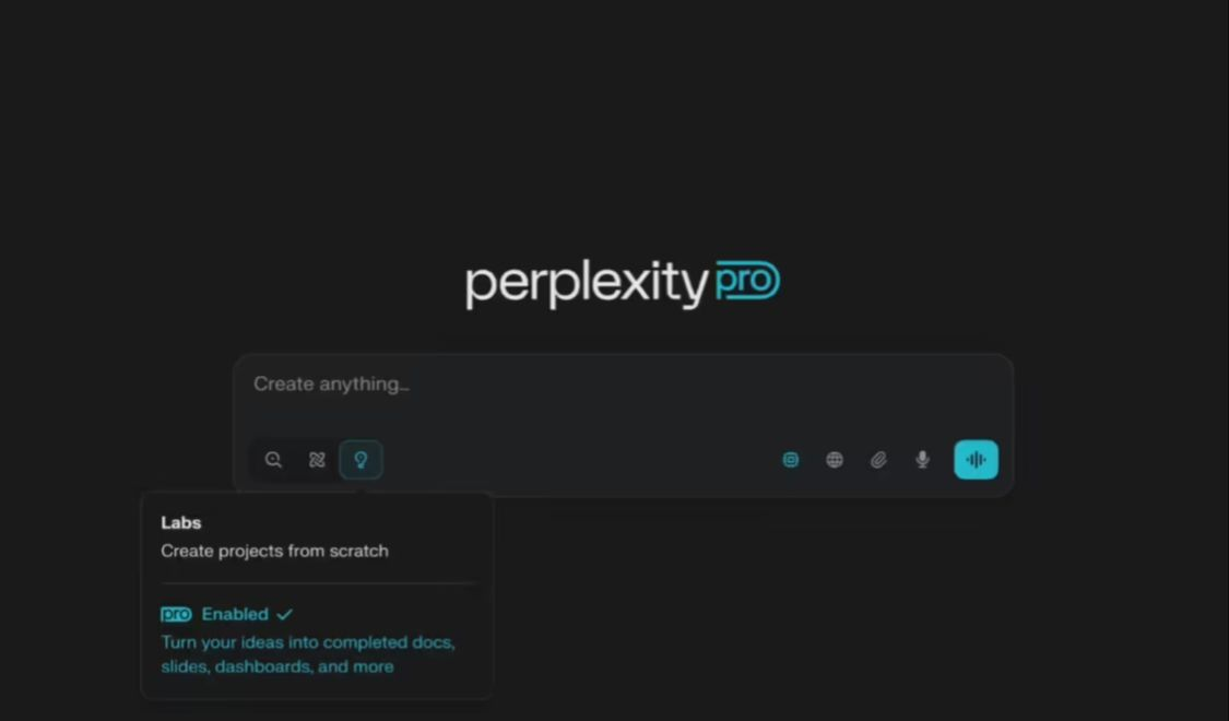 Perplexity AI 推 Labs 功能，Pro 用戶獲深度操作新體驗
