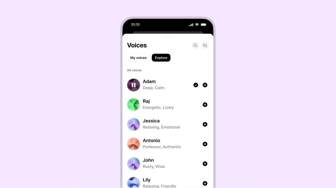 AI 語(yǔ)音公司 ElevenLabs 推出獨(dú)立移動(dòng)應(yīng)用，免費(fèi)用戶享10分鐘文本轉(zhuǎn)語(yǔ)音額度
