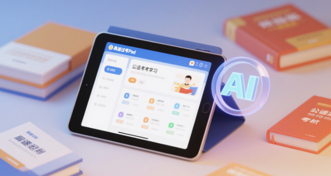 高途過考 Pad：AI 大模型賦能，構(gòu)建公考學習新閉環(huán)